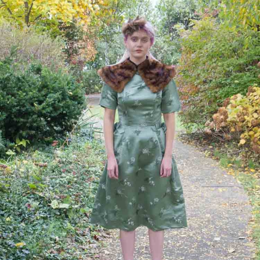 Vintage satin dress